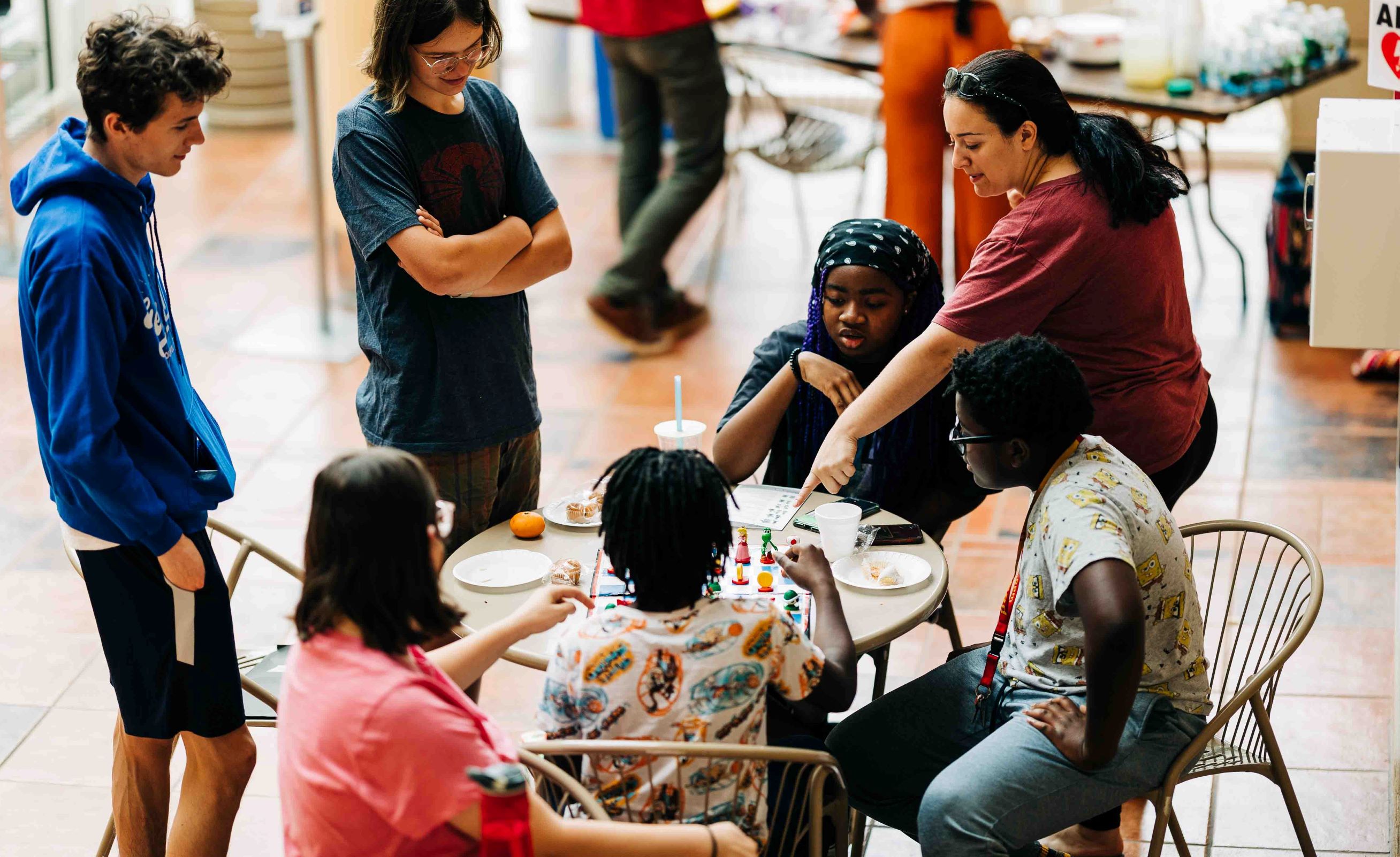 The Math Movement — Students and TAs at summer camp